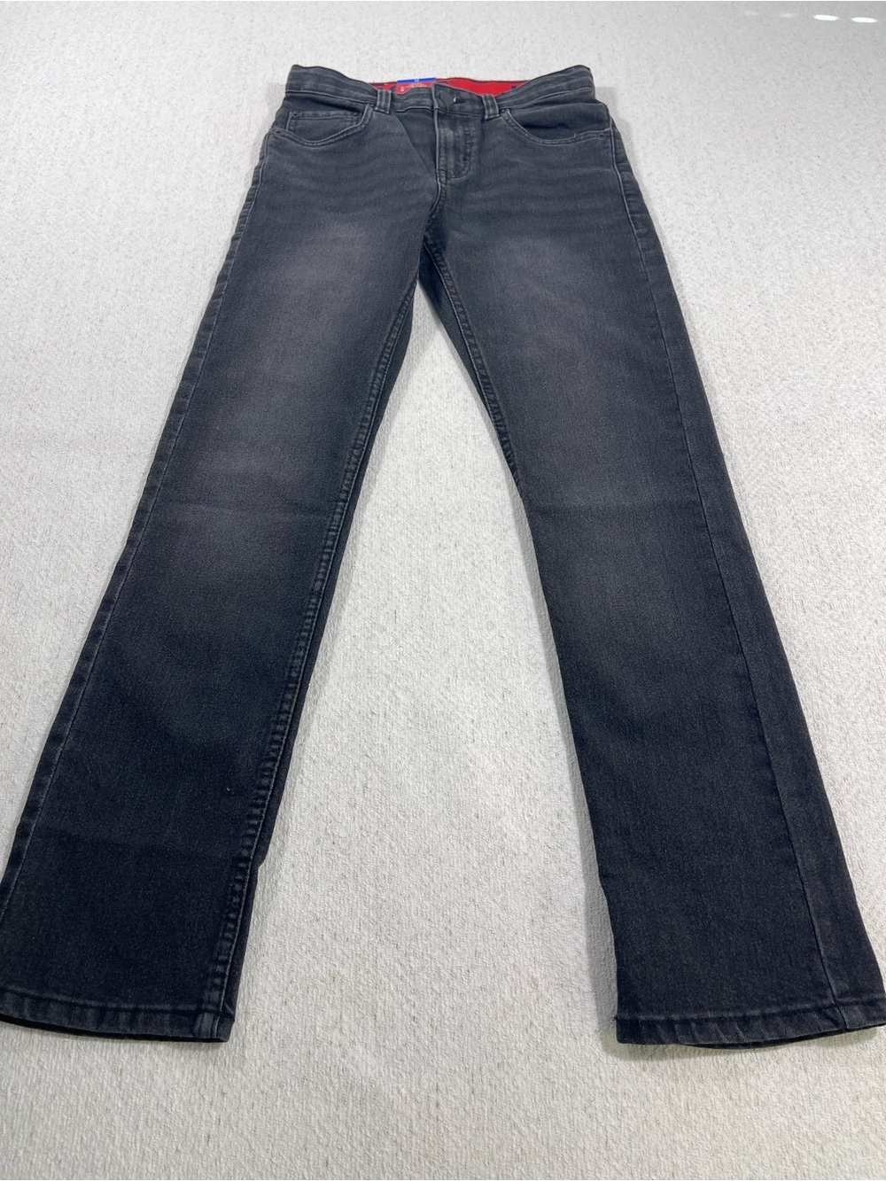 Levi's 511 Boys Slim Gray Dk Wash Jeans Sz 12 26W 28L Stretch Adj Waist.SKU#0694